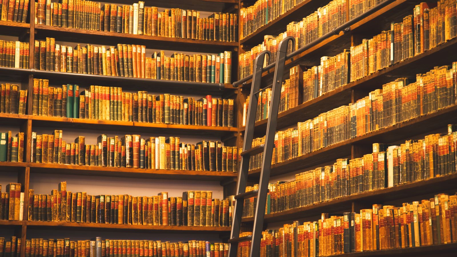 Juristische Fachbücher in einem Regal